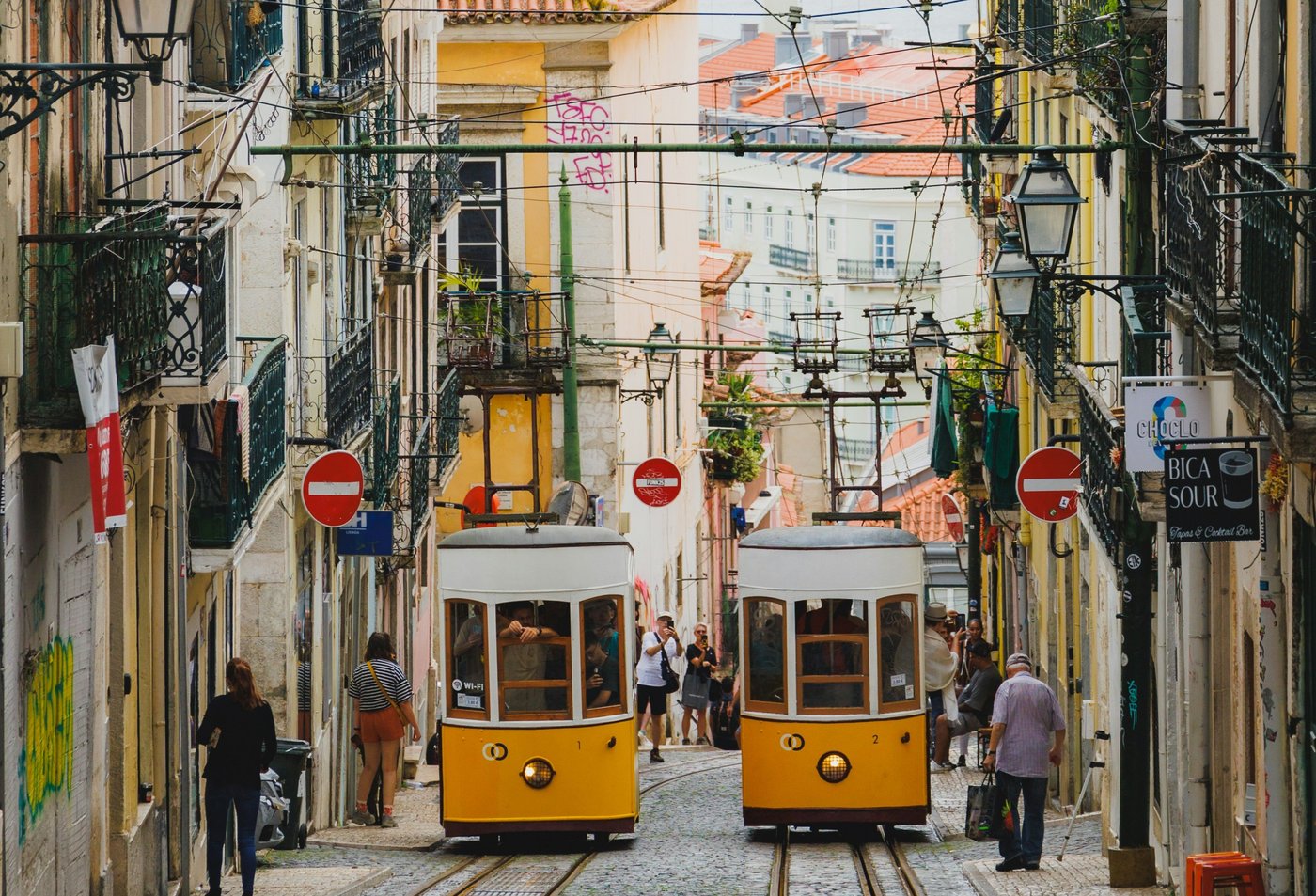 Tram tipici di Lisbona